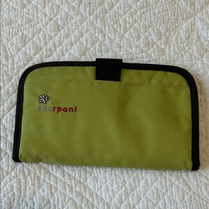 Sherpani Chartreuse Wallet with Black Edging